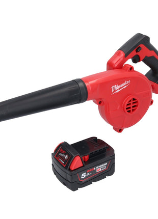 Soplador de batería Milwaukee M18 BBL-501 18 V + 1x batería 5,0 Ah - sin cargador