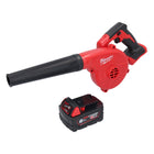 Milwaukee M18 BBL 18 V Soffiatore a batteria - senza accessori, senza batteria, senza caricatore