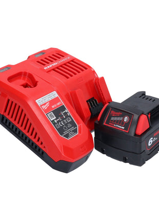 Soplador a batería Milwaukee M18 BBL-601 18 V + 1x batería 6,0 Ah + cargador