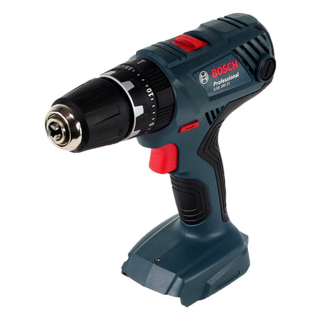 Bosch Professional GSB 18V-21 Cordless Combi Drill 18V 55 Nm + 13mm Quick-Drill Chuck - without Battery and Charger