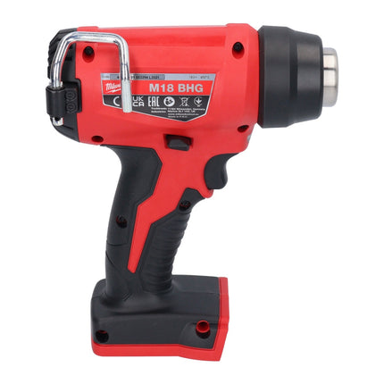 Soplador de aire caliente a batería Milwaukee M18 BHG-601 18 V 470 °C + 1x batería 6,0 Ah + cargador