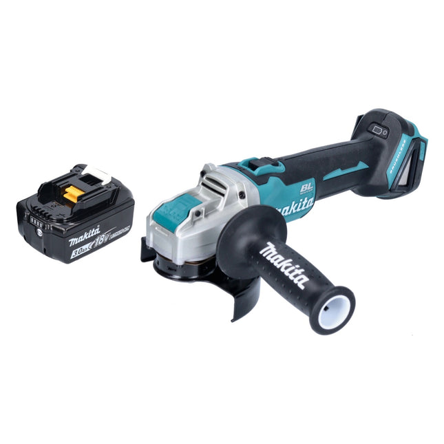 Makita DGA 521 F1X1 Amoladora angular sin cable 18 V 125 mm X-LOCK Brushless + 1x batería recargable 3,0 Ah - sin cargador