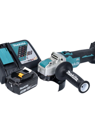 Makita DGA 521 RF1X1 amoladora angular a batería 18 V 125 mm X-LOCK sin escobillas + 1x batería 3,0 Ah + cargador