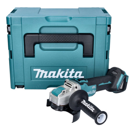 Amoladora angular a batería Makita DGA 521 ZX1J 18 V 125 mm X-LOCK Brushless + Makpac - sin batería, sin cargador