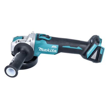 Makita DGA 521 RG1X1J akumulatorowa szlifierka kątowa 18 V 125 mm X-LOCK bezszczotkowa + 1x akumulator 6,0 Ah + ładowarka + Makpac