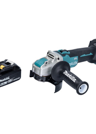 Makita DGA 521 G1X1 Akku Winkelschleifer 18 V 125 mm X-LOCK Brushless + 1x Akku 6,0 Ah - ohne Ladegerät