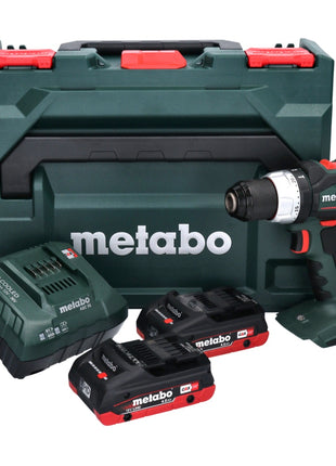 Taladro atornillador a batería Metabo BS 18 LT BL 18 V 75 Nm sin escobillas (602325800) + 2x batería 4,0 Ah + cargador + metaBOX