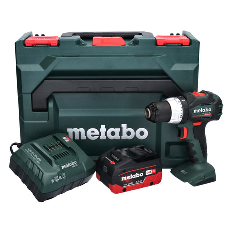 Metabo BS 18 LT BL Perceuse-visseuse sans fil 18 V 75 Nm Brushless + 1x batterie 5,5 Ah + chargeur + metaBOX