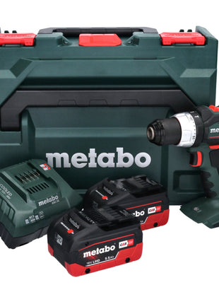 Metabo BS 18 LT BL akumulatorowa wiertarko-wkrętarka 18 V 75 Nm bezszczotkowa + 2x akumulator 5,5 Ah + ładowarka + metaBOX