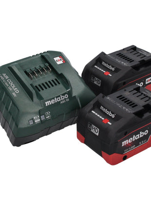 Metabo BS 18 LT BL akumulatorowa wiertarko-wkrętarka 18 V 75 Nm bezszczotkowa + 2x akumulator 5,5 Ah + ładowarka + metaBOX