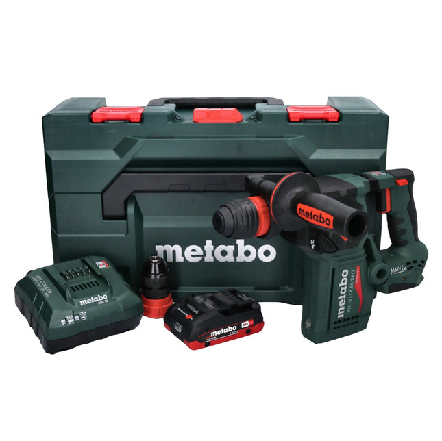 Martillo combinado sin cable Metabo KH 18 LTX BL 24 Q 18 V 2,2 J + 1x batería recargable 4,0 Ah + cargador + metaBOX