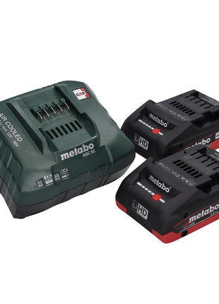 Metabo KH 18 LTX BL 24 Q Marteau perforateur burineur sans fil 18 V 2,2 J + 2x Batterie 4,0 Ah + Ladegert + metaBOX ( 601714800 )