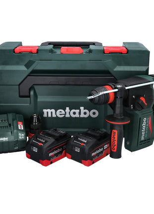 Metabo KH 18 LTX BL 24 Q martillo combinado a batería 18 V 2,2 J + 2 baterías 5,5 Ah + cargador + metaBOX (601714660)