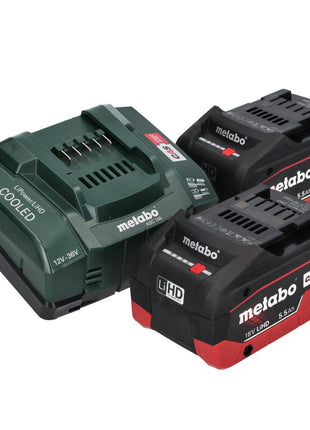 Metabo KH 18 LTX BL 24 Q martillo combinado a batería 18 V 2,2 J + 2 baterías 5,5 Ah + cargador + metaBOX (601714660)