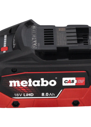 Metabo KH 18 LTX BL 24 Q Akku Kombihammer 18 V 2,2 J + 1x Akku 8,0 Ah + metaBOX - ohne Ladegerät