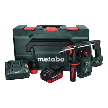 Metabo KH 18 LTX BL 24 Q Martillo combinado sin cable 18 V 2,2 J + 1x batería 8,0 Ah + cargador + metaBOX