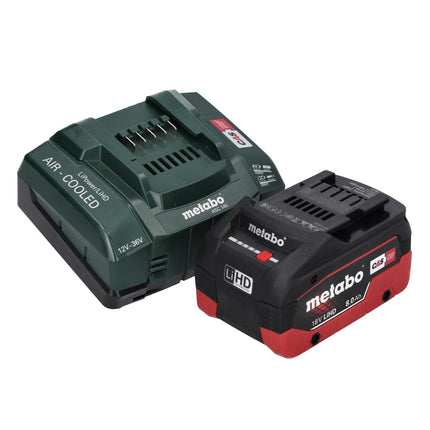 Metabo KH 18 LTX BL 24 Q Martillo combinado sin cable 18 V 2,2 J + 1x batería 8,0 Ah + cargador + metaBOX