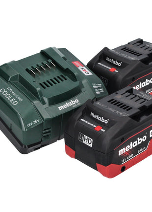 Metabo KH 18 LTX BL 24 Q Akku Kombihammer 18 V 2,2 J + 2x Akku 8,0 Ah + Ladegerät + metaBOX