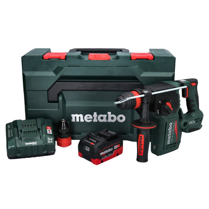 Metabo KH 18 LTX BL 24 Q martello combinato a batteria 18 V 2,2 J + 1x batteria ricaricabile 10,0 Ah + caricatore + metaBOX