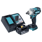 Makita DTW 285 RM1 Atornillador de impacto inalámbrico 18 V 280 Nm 1/2