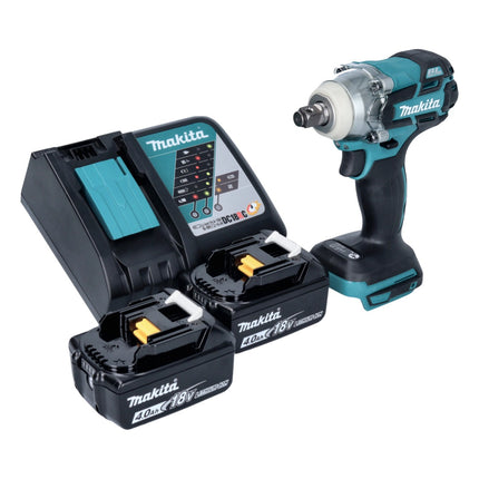 Makita DTW 285 RM Atornillador de impacto inalámbrico 18 V 280 Nm 1/2" sin escobillas + 2x batería 4,0 Ah + cargador