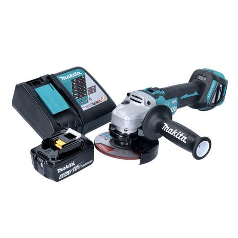 Makita DGA 513 RM1 Meuleuse d'angle sans fil 18 V 125 mm Brushless + 1x batterie 4,0 Ah + chargeur