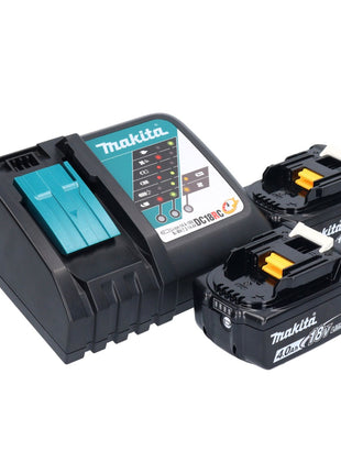 Makita DGA 513 RM Meuleuse d'angle sans fil 18 V 125 mm Brushless + 2x batterie 4,0 Ah + chargeur