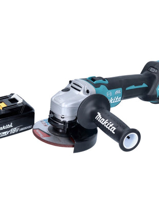 Amoladora angular a batería Makita DGA 513 T1 18 V 125 mm sin escobillas + 1x batería 5,0 Ah - sin cargador