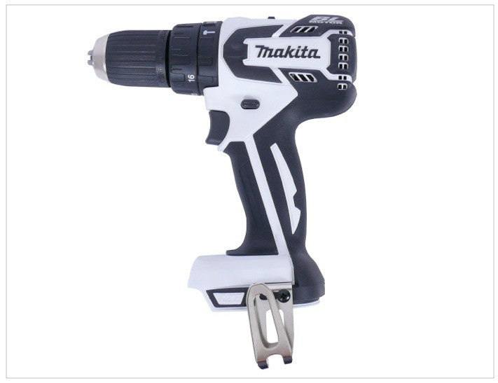 Taladro percutor inalámbrico Makita DHP 459 blanco 18 V Li-Ion solo - solo el dispositivo sin accesorios