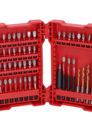 Milwaukee Shockwave Bit und Bohrer Set 1/4" 49 tlg. ( 4932472057 ) Schlagfest für Schlagschrauber - Toolbrothers