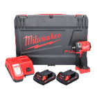 Milwaukee M18 FIW2F38-202X Clé à choc sans fil 18 V 339 Nm 3/8 '' Brushless + 2x batterie 2,0 Ah + chargeur + HD Box