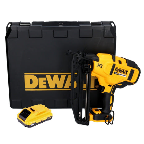 Clavadora a batería DeWalt DCN 660 N 18V 32-63 mm sin escobillas + 1x batería 3,0 Ah + maletín - sin cargador