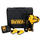 Clavadora a batería DeWalt DCN 660 L2 18V 32-63 mm sin escobillas + 2x baterías 3.0 Ah + cargador + maletín