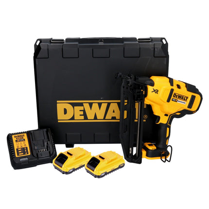 Cloueur à batterie DeWalt DCN 660 L2 18V 32-63 mm sans balais + 2x batteries 3,0 Ah + chargeur + coffret