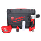 Milwaukee M12 BPRT-201X cordless blind riveter 12 V 20.32 mm + 1x rechargeable battery 2.0 Ah + charger + HD box ( 4933464406 )