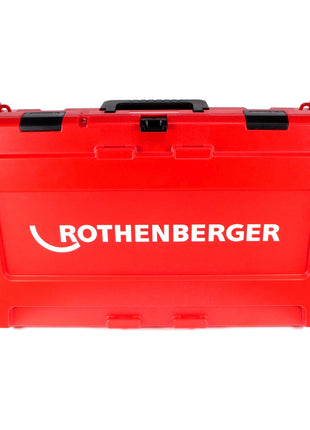 Máquina prensadora de batería Rothenberger ROMAX 4000 18 V electrohidráulica + 1x batería 10,0 Ah CAS + cargador + maletín