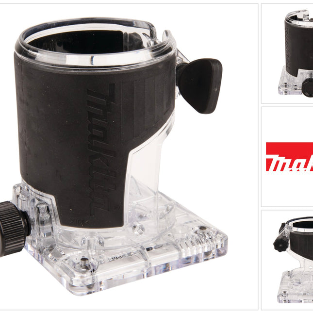 Modulo per fresa per bordi Makita 6 / 8 mm per frese multifunzione DRT50/RT0700C ( 199089-4 ) trasparente