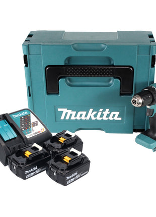 Makita DDF 485 RTJ3 Akku Bohrschrauber 18 V 50 Nm Brushless + 3x Akku 5,0 Ah + Ladegerät + Makpac - Toolbrothers