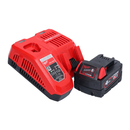 Amoladora angular a batería Milwaukee M18 FSAG125X-401X 18 V 125 mm sin escobillas + 1x batería 4,0 Ah + cargador + caja HD