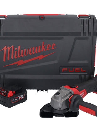 Amoladora angular a batería Milwaukee M18 FSAG125X-601X 18 V 125 mm sin escobillas + 1x batería 6,0 Ah + caja HD - sin cargador