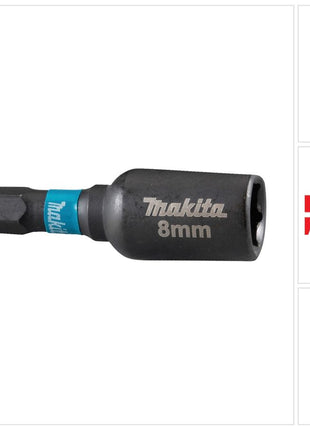 Makita B-66830 Klucz nasadowy SW8 50 mm 1/4" udarowy czarny