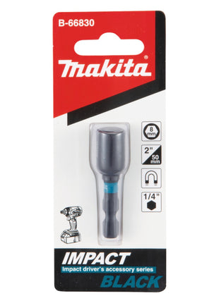 Makita B-66830 Klucz nasadowy SW8 50 mm 1/4" udarowy czarny