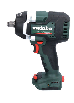 Metabo SSW 18 LTX 800 BL akumulatorowy klucz udarowy 18 V 800 Nm 1/2" ( 602403840 ) bezszczotkowy + metaBOX - bez akumulatora, bez ładowarki