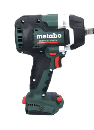 Metabo SSW 18 LTX 800 BL Visseuse à choc sans fil 18 V 800 Nm 1/2'' ( 602403840 ) Brushless + metaBOX - sans batterie, sans chargeur