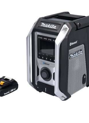 Makita DMR 114 A1B radio batería 12 V - 18 V Bluetooth IP65 + 1x batería 2,0 Ah - sin cargador