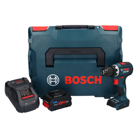 Bosch GSR 18V-90 C Professional Perceuse-visseuse sans fil 64 Nm 18V Brushless + 1x Batterie ProCORE 8,0 Ah + Chargeur + Coffret L-Boxx