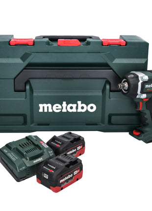 Metabo SSW 18 LTX 800 BL Atornillador de impacto a batería 18 V 800 Nm 1/2" (602403660) sin escobillas + 2x batería 5,5 Ah + cargador + metaBOX