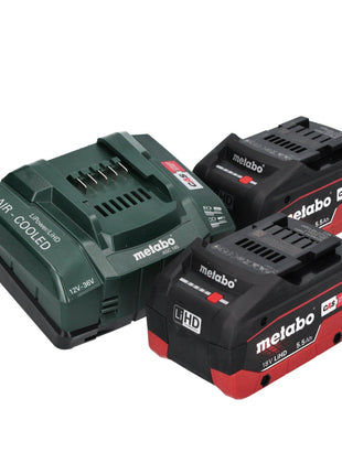 Metabo SSW 18 LTX 800 BL Atornillador de impacto a batería 18 V 800 Nm 1/2" (602403660) sin escobillas + 2x batería 5,5 Ah + cargador + metaBOX