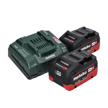 Metabo SSW 18 LTX 800 BL cordless impact wrench 18 V 800 Nm 1/2" ( 602403660 ) Brushless + 2x rechargeable battery 5.5 Ah + charger + metaBOX