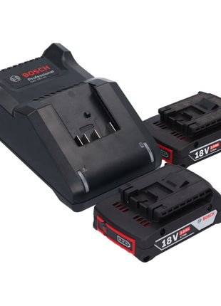 Taladro atornillador a batería Bosch GSR 18V-45 18 V 45 Nm sin escobillas + 2x baterías 2,0 Ah + cargador + L-Boxx